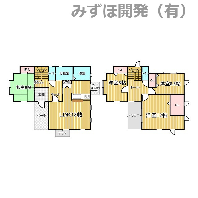 山形市高原町239番の間取り