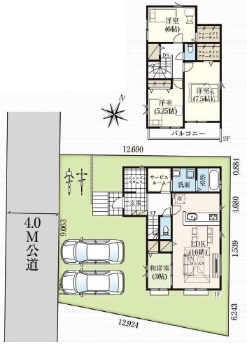 日高市高萩東1丁目　新築分譲　「武蔵高萩駅」9分　敷地46坪　【高萩北小学区】の外観