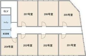 東名ビルディングの間取り