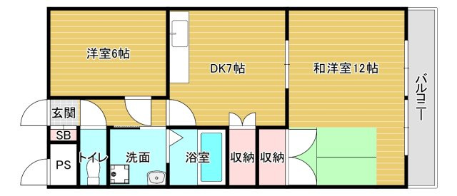 アーネットスタシオン大阪狭山の間取り