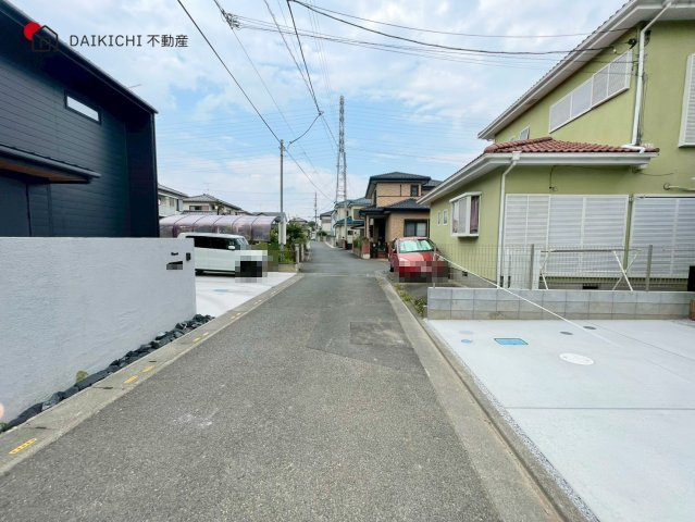 【前面道路含む現地写真】 | 第6北本東間　新築戸建　全2棟　B号棟