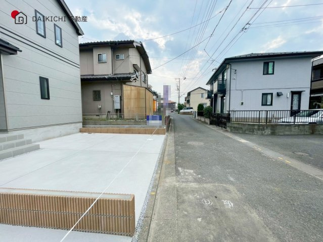 【前面道路含む現地写真】 | 第6北本東間　新築戸建　全2棟　B号棟