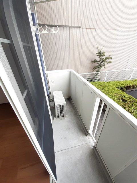 ラフィネ　駅南のバルコニー|バルコニー