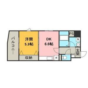 スタンドリバー天神南の間取り