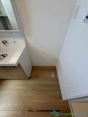 秦野市堀山下第2　新築戸建　全4棟3号棟のランドリースペース