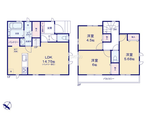 【間取り】 | 新築戸建／ふじみ野市亀久保（全1棟）