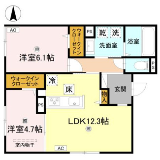 【間取り】 | RETORIA瓦口WEST