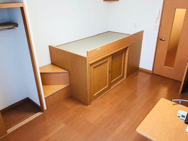 レオパレスロッソピアンコの寝室