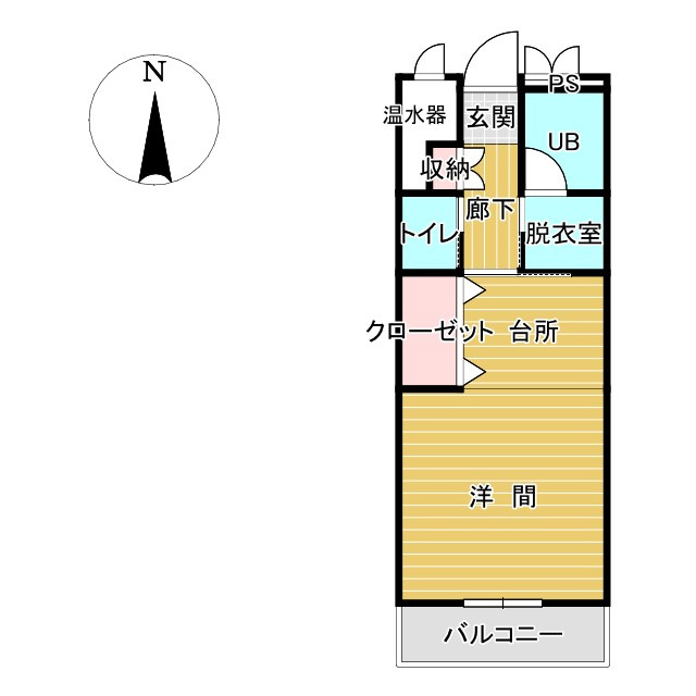 メゾンヴェールいずもの間取り