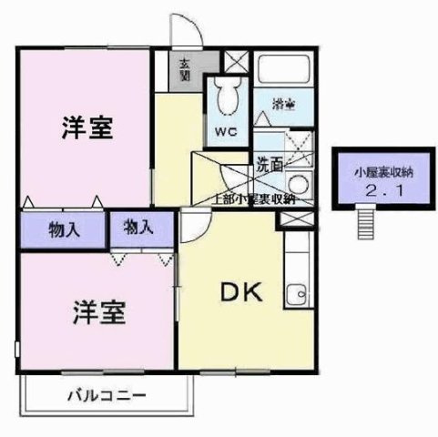 サンセールⅢの間取り