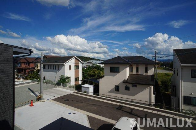 熊本市東区小山３丁目の一戸建ての展望