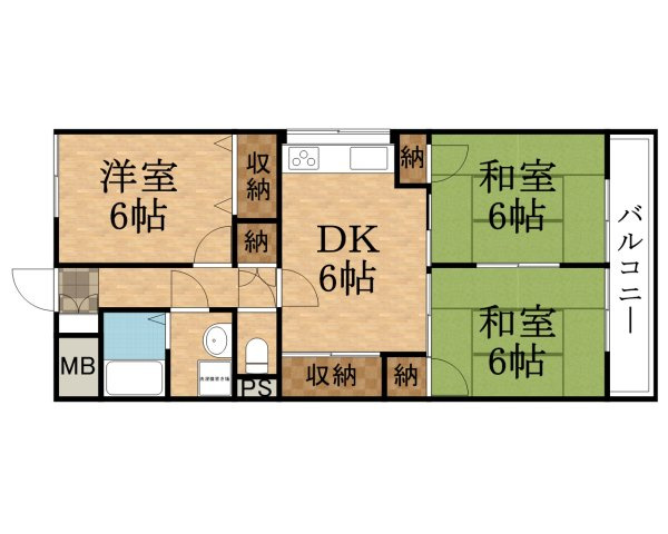 ヴィエント信和の間取り