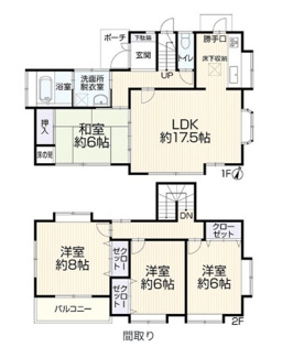 【間取り】 | 福岡県福岡市南区柳河内1丁目