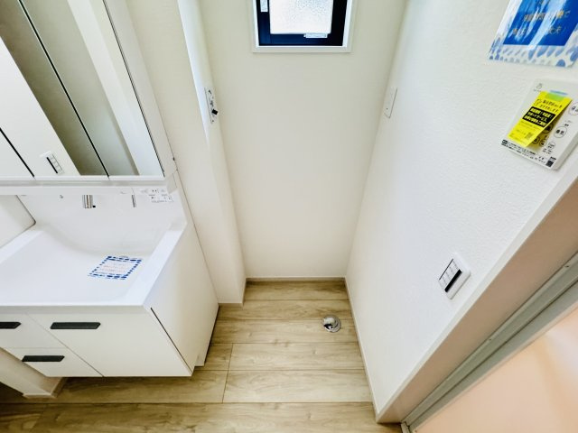 市川市北国分３丁目新築戸建（北国分８期）のランドリースペース|洗濯機置き場