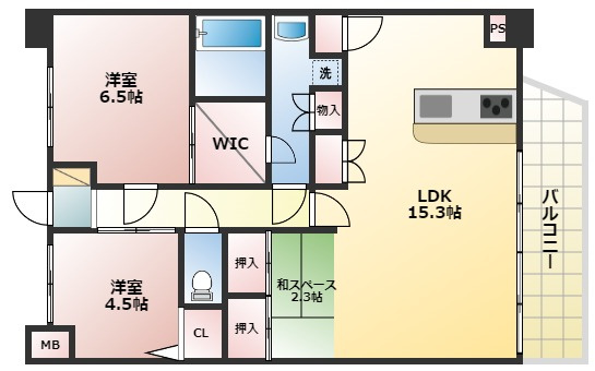 La　Douceur西宮北口の間取り