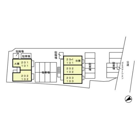 ガナドール　A　　刈谷市の賃貸ならクラスホーム刈谷店の区画図