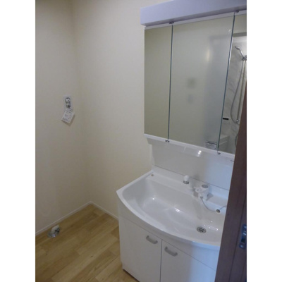 【洗面所】 | エスポワールA | 使いやすい洗面所です