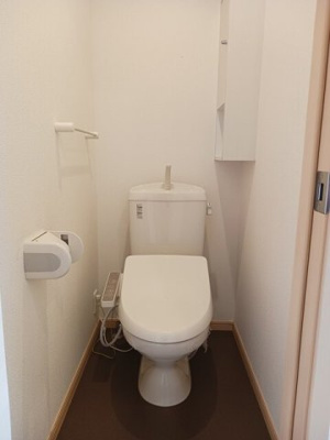 【トイレ】 | スカイハイツＢ | 落ち着いたトイレです
