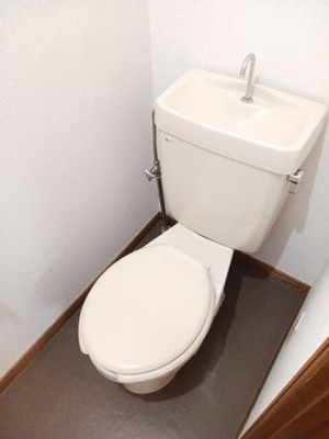 【トイレ】 | グリーンハイツ | 清潔感のあるトイレです
