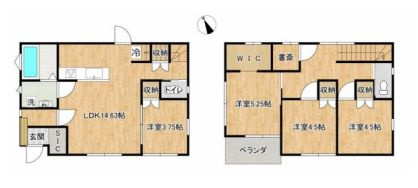 壬生町壬生甲の間取り