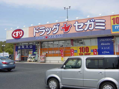 【周辺】 | 池之内ヒルズＡＮＮＥＸ | ドラッグセガミ城東店まで595ｍ