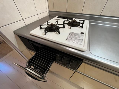 【キッチン】 | ラ・メール | ２口ガスコンロ