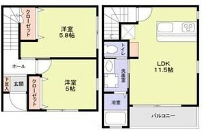 エターナルシー泉台の間取り
