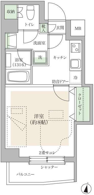 Opus Uno Sangenjaya　楽器演奏可　駅近　セキュリテイ充実