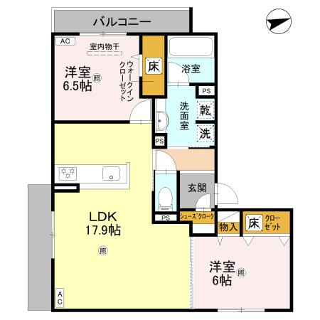 【間取り】 | （仮称）D-ROOM高槻市寿町