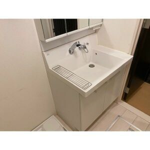 D-room大野城B棟の洗面所