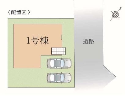 市川市中国分５丁目新築戸建（中国分８期）の区画図|区画配置図