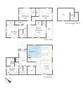 秦野市堀山下第2　新築戸建　全4棟1号棟