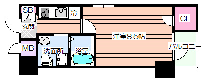 【間取り】 | ＨＳ梅田ＥＡＳＴ