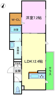 【間取り】 | シャーメゾン中路