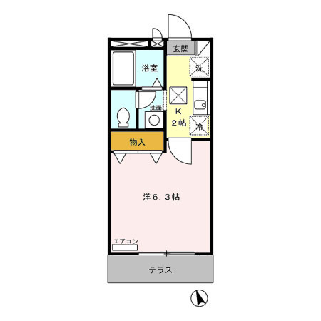 ブランシェ鷹の台の間取り