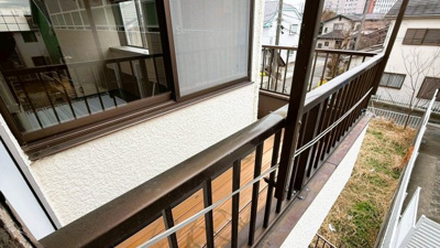 【バルコニー】 | 千葉県野田市山崎 | 洋室から出入り可能なバルコニー。外気を取り込みやすい設計。