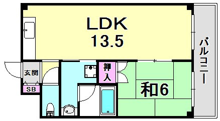 グランヴィア北夙川の間取り