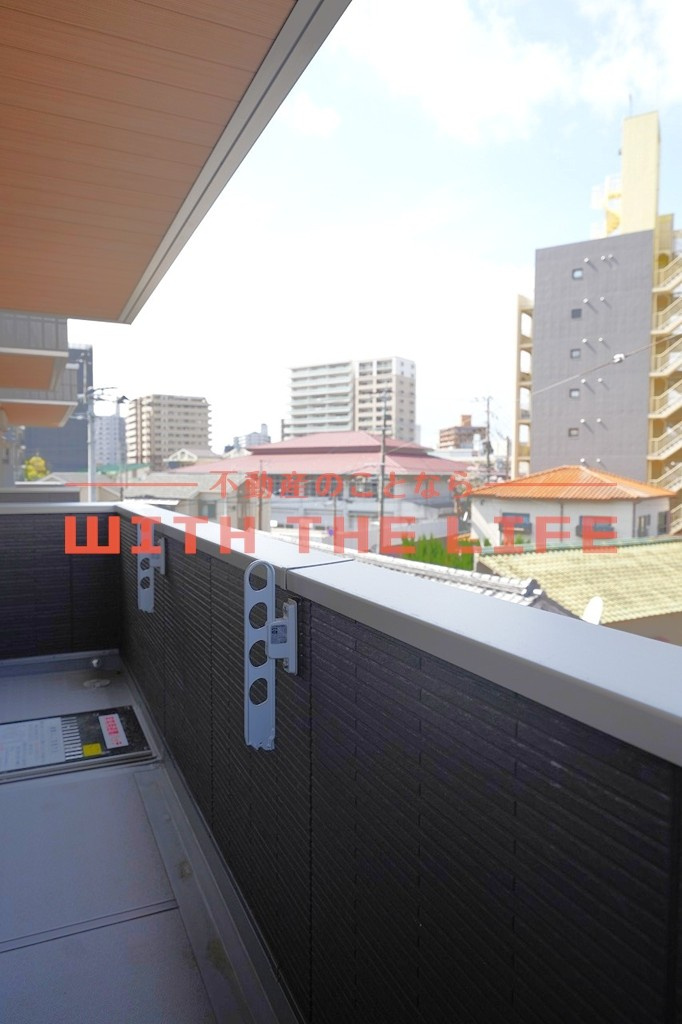 D－ROOM＋西町【キャッシュバック対象物件】のバルコニー|バルコニー付きです
