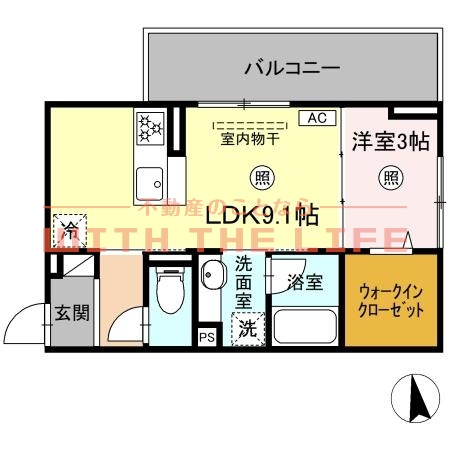 D－ROOM＋西町【キャッシュバック対象物件】の間取り