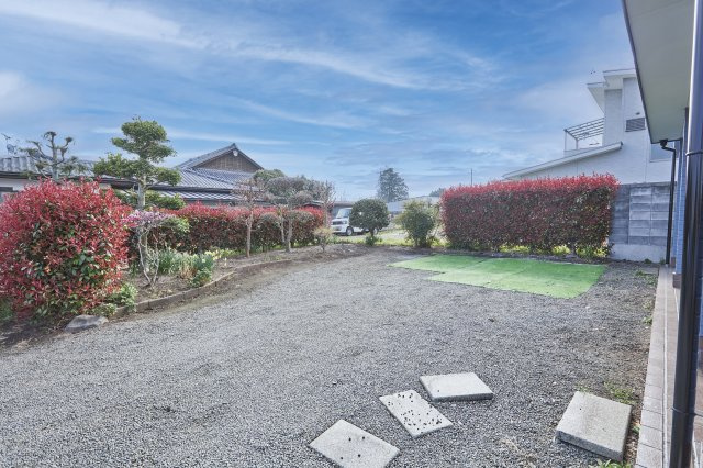 富岡市宮崎中古建ての庭