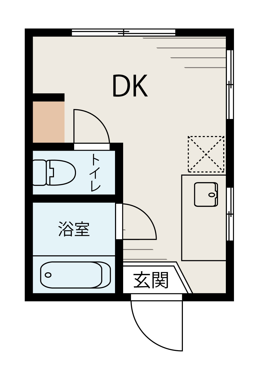 西千葉ハイリビング参番館の間取り