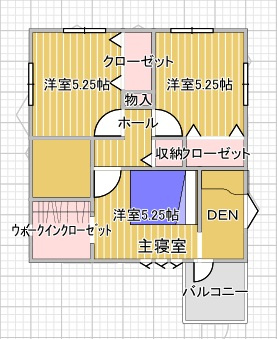 塩尻市大門三番町　新築住宅の間取り