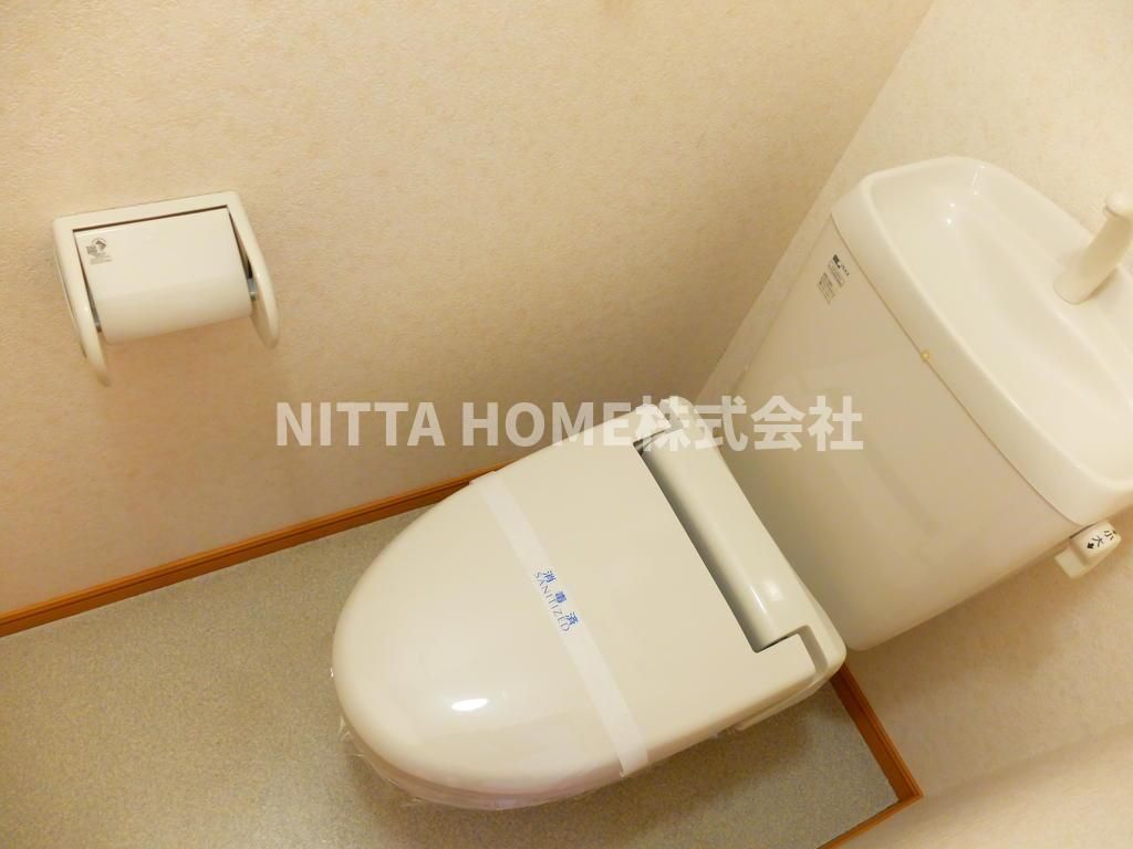 アンジェリートのトイレ|暖房便座のトイレです◎