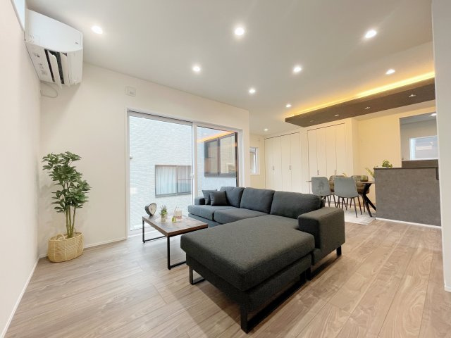 新築戸建・新築建売　郡山市東原　富田東小・富田中の居間・リビング