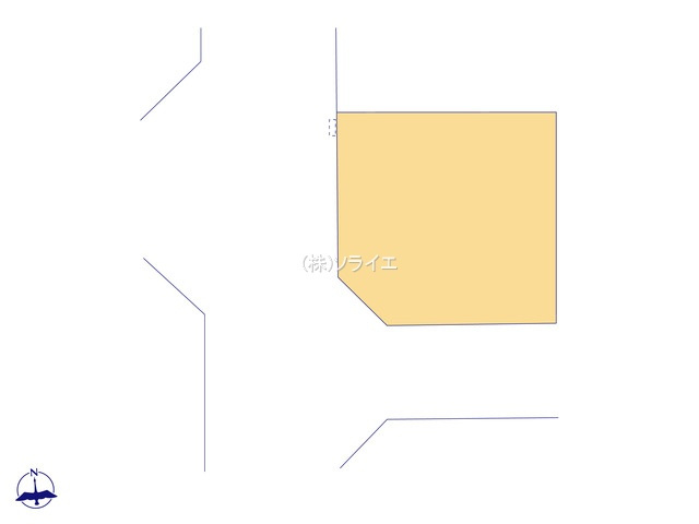 所沢市中新井1丁目　新築戸建の区画図