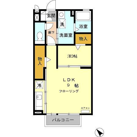 アドミラーブルの間取り