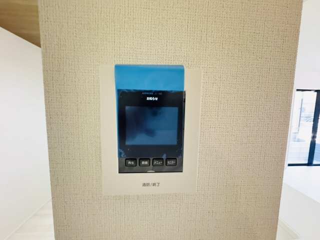 松戸市小金きよしケ丘４丁目新築戸建（小金きよしケ丘３期）のセキュリティ|来客時も安心のTVモニター付きインターフォン