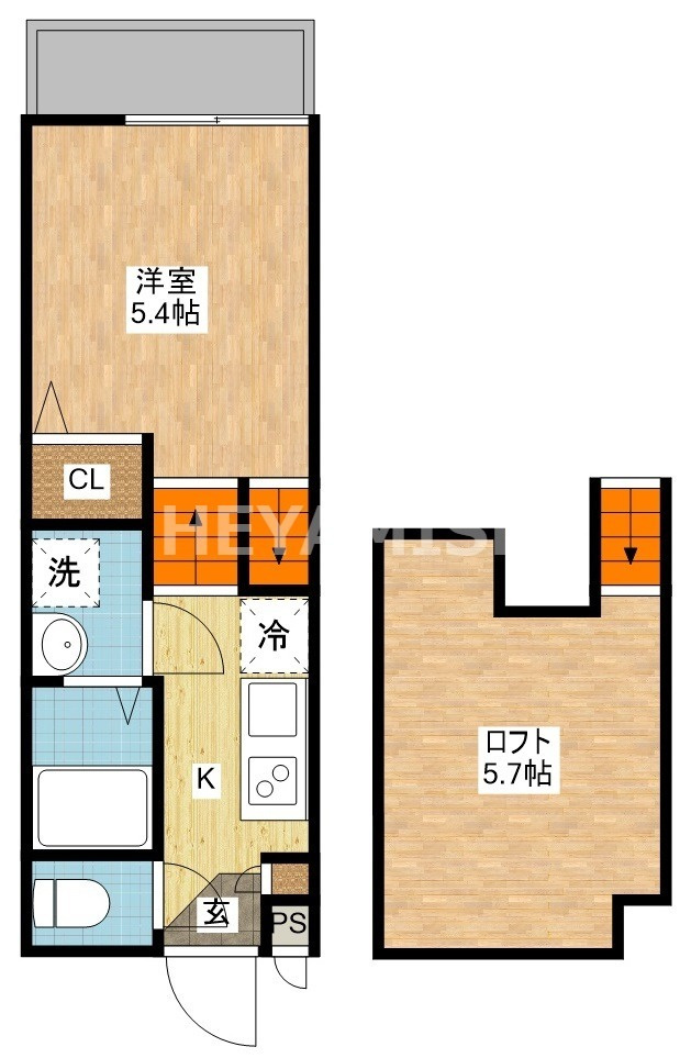 Reverent市布の間取り