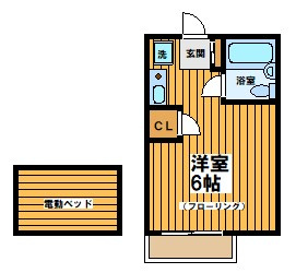 第三通南ハウスの間取り