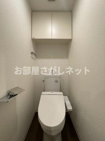 DIPS十条仲原WEST【おとり物件なし】#学生・社会人にオススメ！初期費用分割払いOK！のトイレ